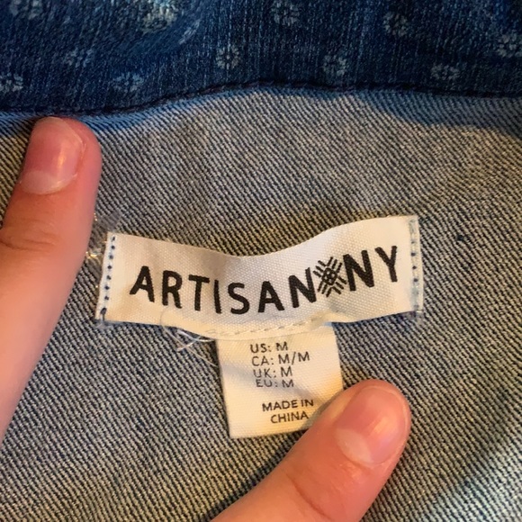 Patterned jean jacket - Picture 4 of 6